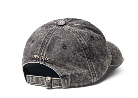 Open Yy Cotton Ball Cap Brown Back View