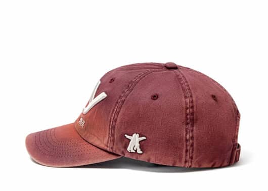 Open Yy Gradient Ball Cap Red Side View
