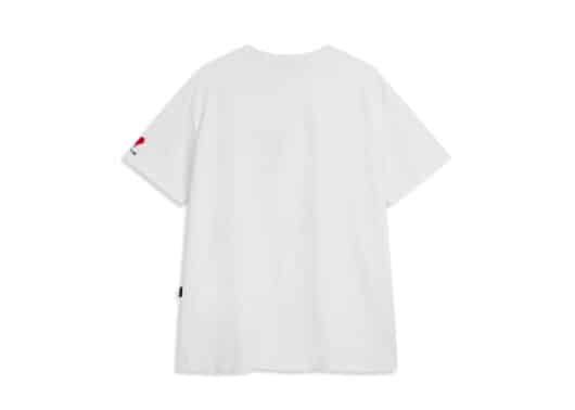 Open Yy I Love Yy Box Tee White Back View