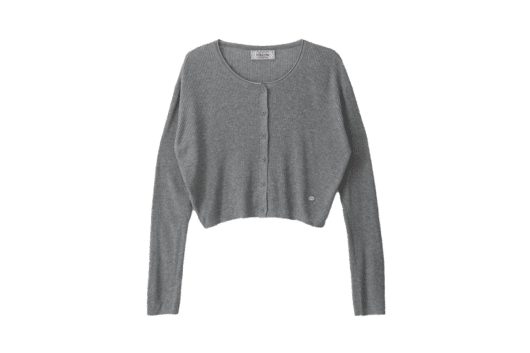 Rolarola Basic Linen Cardigan Gray
