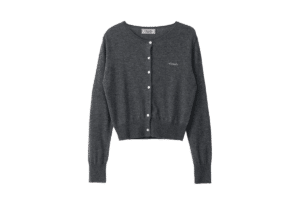 Rolarola Basic Round Cardigan Charcoal