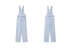 Rolarola Denim Overall Pants Blue