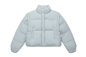 Rolarola Detachable Puffer Short Padding Light Blue