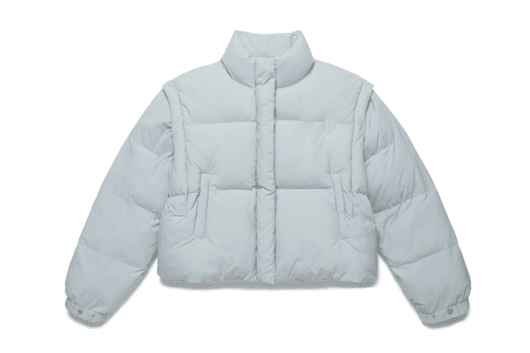 Rolarola Detachable Puffer Short Padding Light Blue