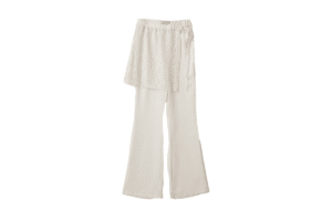 Rolarola Lace Layered Pants Ivory
