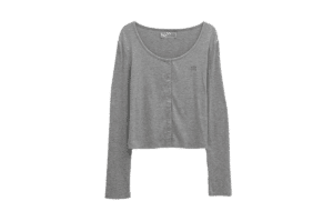 Rolarola Nubasic U-Neck Cardigan Gray