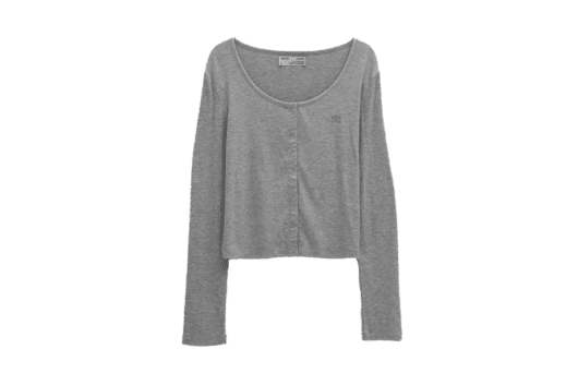 Rolarola Nubasic U-Neck Cardigan Gray