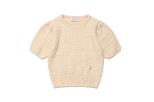 Rolarola Puff Knit Top Ivory
