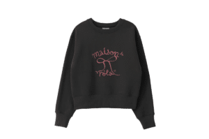 Rolarola Ribbon Fleece Sweatshirt Deep Gray