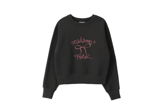 Rolarola Ribbon Fleece Sweatshirt Deep Gray