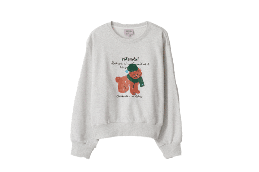 Rolarola Rola Beanie Puppy Sweatshirt Gray