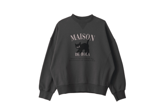 Rolarola Rola Cat Sweatshirt Charcoal