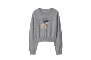 Rolarola Rola Puppy Puff Sleeve Knit Gray