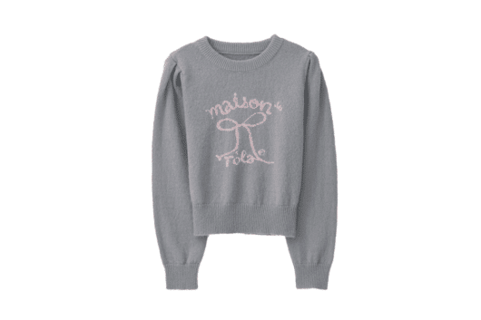Rolarola Rola Ribbon Puff Sleeve Knit Gray
