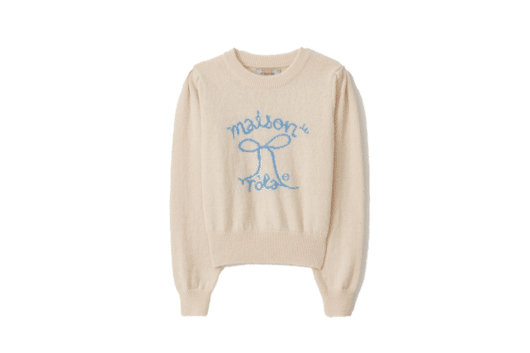 Rolarola Rola Ribbon Puff Sleeve Knit Ivory