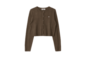 Rolarola Round Skashi Knit Cardigan Brown