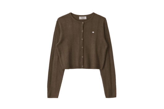 Rolarola Round Skashi Knit Cardigan Brown