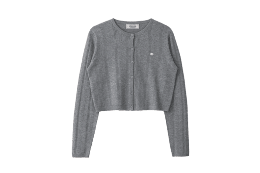 Rolarola Round Skashi Knit Cardigan Gray