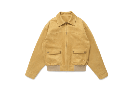 Rolarola Suede Bomber Jacket Mustard