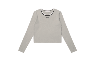 Rolarola Two-Tone Line Knit Gray