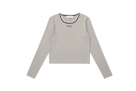 Rolarola Two-Tone Line Knit Gray