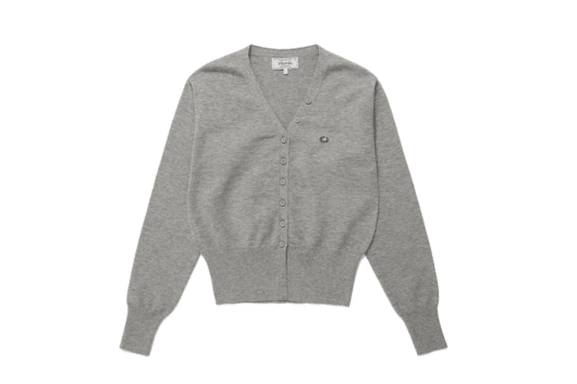 Rolarola V Neck Basic Cardigan Gray