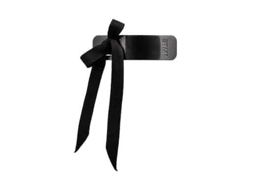 Sentiments Ribbon Knot XS Hair Pin Black No.441