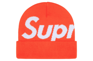 Supreme Big Logo Beanie (FW24) Orange