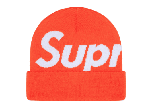Supreme Big Logo Beanie (FW24) Orange