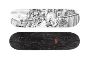 Supreme Mister Cartoon Skateboard Deck Multicolor