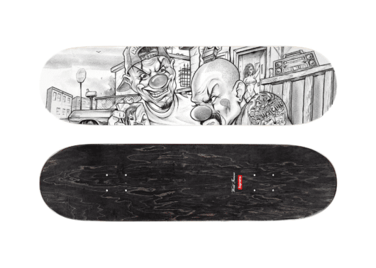 Supreme Mister Cartoon Skateboard Deck Multicolor
