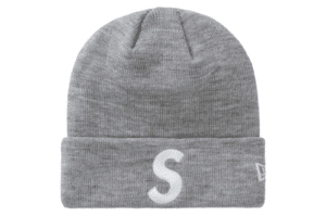Supreme New Era S Logo Beanie (FW24) Heather Grey