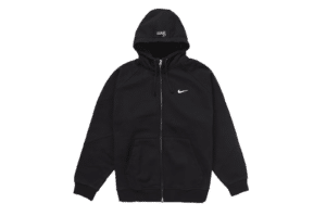 Supreme Nike Zip Up Hooded Sweatshirt Black