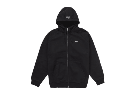Supreme Nike Zip Up Hooded Sweatshirt Black