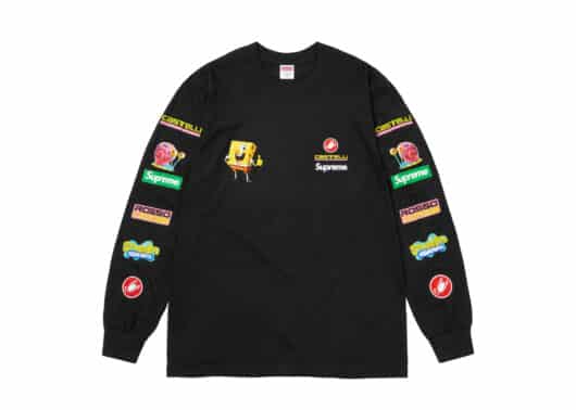 Supreme SpongeBob/Castelli Racing L/S Tee Black - Image 2