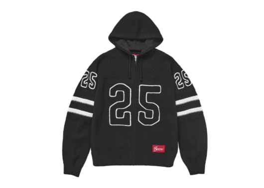 Supreme Sport Zip Up Hooded Sweater (FW25) Black