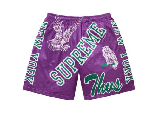 Supreme Varsity Mesh Short Purple