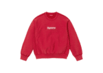 Buy Supreme Washed Box Logo Crewneck Red Online in Australia | KickSTW