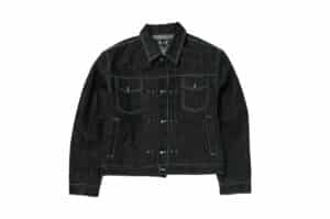 THUG CLUB Land Warfare Denim Jacket Black