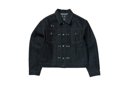 THUG CLUB Land Warfare Denim Jacket Indigo