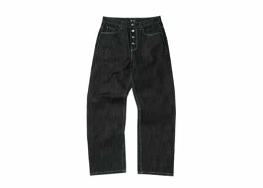 THUG CLUB Land Warfare Denim Pants Black