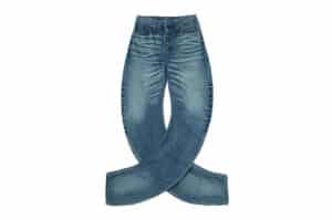 THUG CLUB Parkour Denim Pants Blue