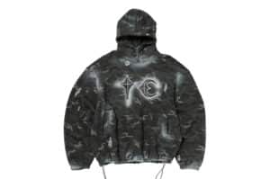 THUG CLUB Sprayed Camoflage Rock Hoodie
