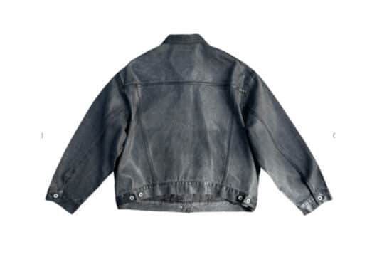 UNKNOWNWORLD Brushed Rubber Jacket Washed Grey - Image 2