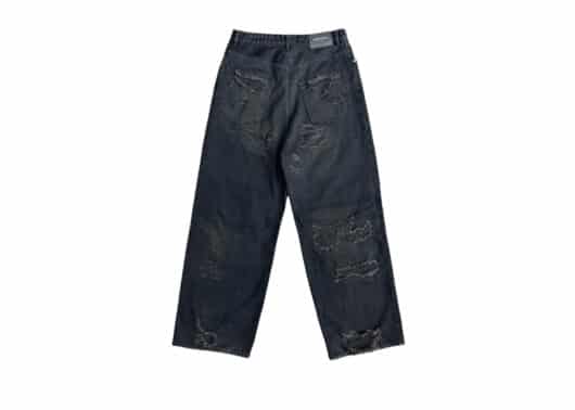 UNKNOWNWORLD Destroy Baggy Jeans Black - Image 2