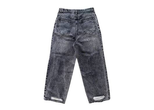 UNKNOWNWORLD Destroyed Baggy Wide-leg Jeans Faded Black - Image 2