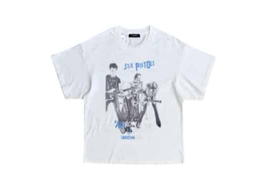 UNKNOWNWORLD Sex Pistols Boxy Wide Tee White