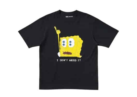 Uniqlo x CPFM Spongebob Squarepants UT Graphic T-Shirt Black