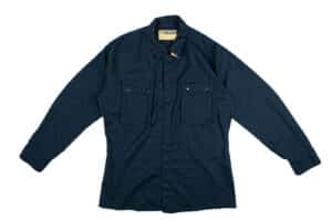 Vintage 1960s US Work Wear Shirt Navy Sz M