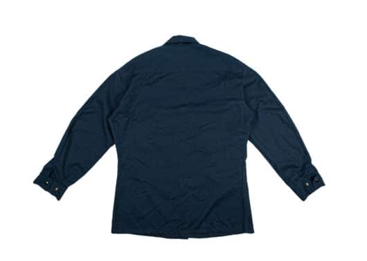 Vintage 1960s US Work Wear Shirt Navy Sz M - Image 2